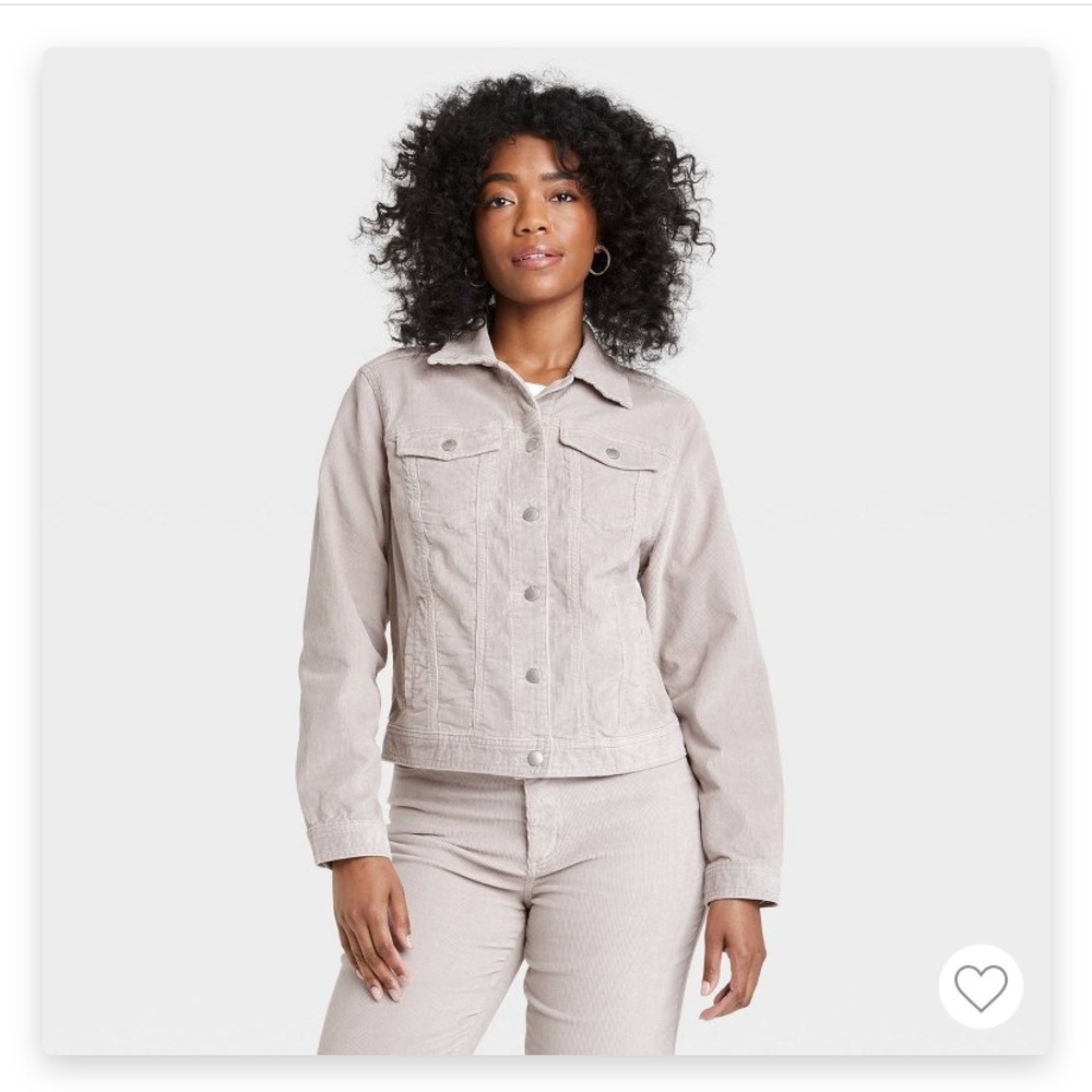 NWT Corduroy Denim Jacket